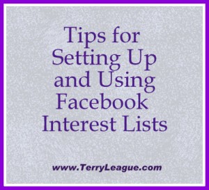Tips for Facebook Interest Lists