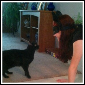 Dex and my daughter as Cat Woman