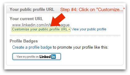LinkedIn Set Custom URL Step 4