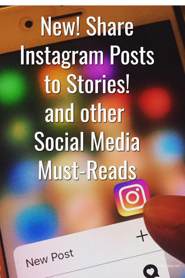 Instagram Posts to Stories and other Must Reads